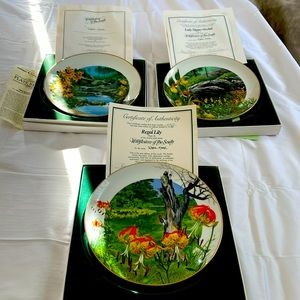 Bundle of 3-Collectors Plates by Ralph Mark.